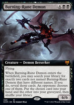 Feuerrunen-Dämon XKHM-349 Mythic Excellent Deutsch