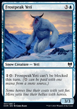 Frostgipfel-Yeti KHM-57 Common Near Mint Deutsch Foil