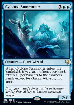 Cyclone Summoner KHM-52 Rare Near Mint Englisch Foil