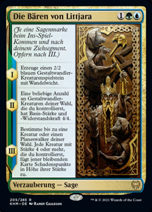 Die Bären von Littjara KHM-205 Rare Excellent Deutsch