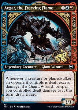 Aegar die Frostflamme XKHM-321 Uncommon Excellent Deutsch Foil