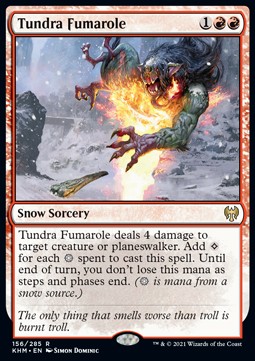 Tundra-Fumarole KHM-156 Rare Near Mint Deutsch Foil