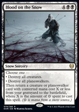 Blutiger Schnee KHM-79 Rare Excellent Deutsch Foil
