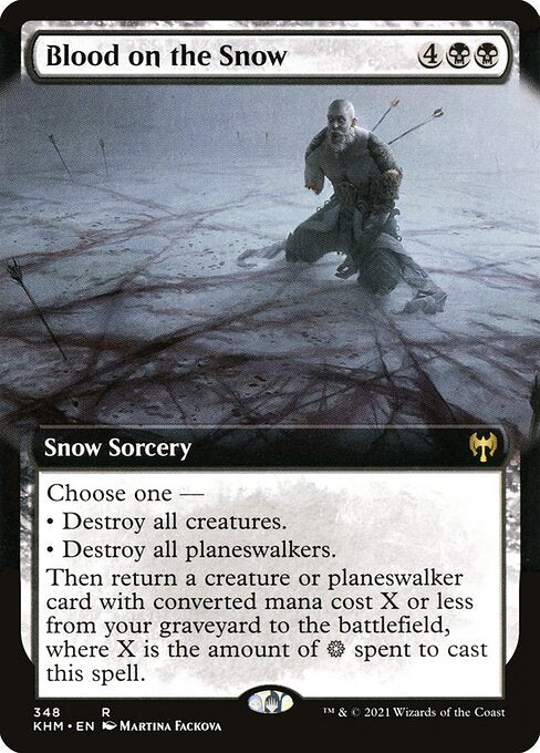 Blutiger Schnee XKHM-348 Rare Near Mint Englisch Foil