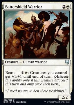 Rammschild-Krieger KHM-2 Uncommon Excellent Englisch Foil