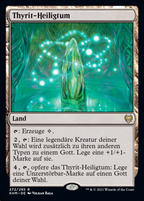 Thyrit-Heiligtum KHM-272 Rare Near Mint Deutsch