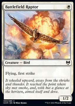 Schlachtfeld-Raptor KHM-3 Common Near Mint Deutsch Foil