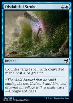 Disdainful Stroke KHM-54 Common Near Mint Englisch Foil