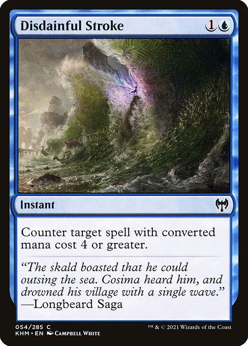 Disdainful Stroke KHM-54 Common Near Mint Englisch Foil