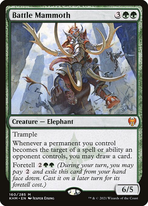Battle Mammoth KHM-160 Mythic Excellent Englisch Foil