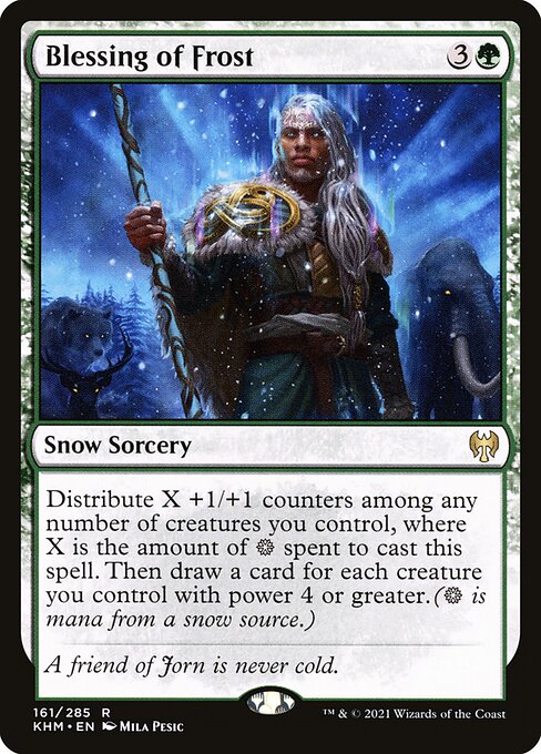 Blessing of Frost KHM-161 Rare Near Mint Englisch