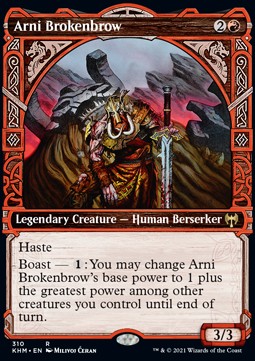 Arni Hornbraue XKHM-310 Rare Near Mint Englisch Foil