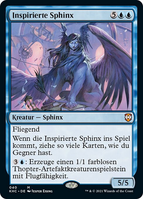 Inspirierte Sphinx KHC-40 Mythic Near Mint Deutsch