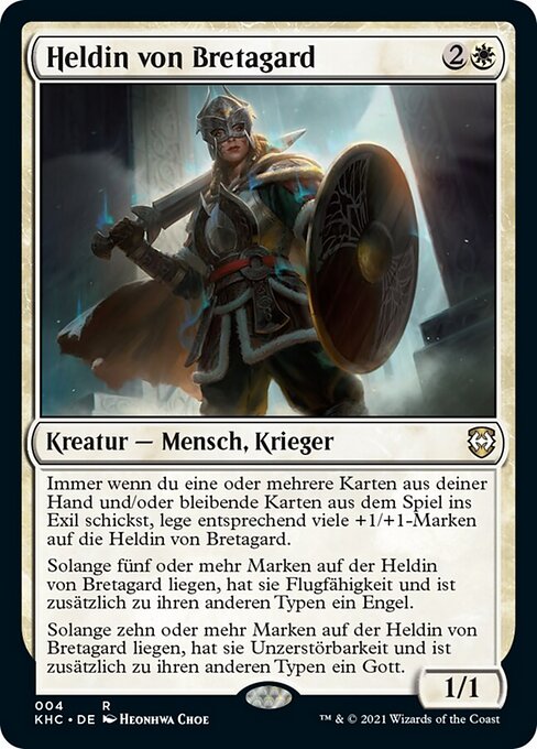 Heldin von Bretagard KHC-4 Rare Near Mint Deutsch