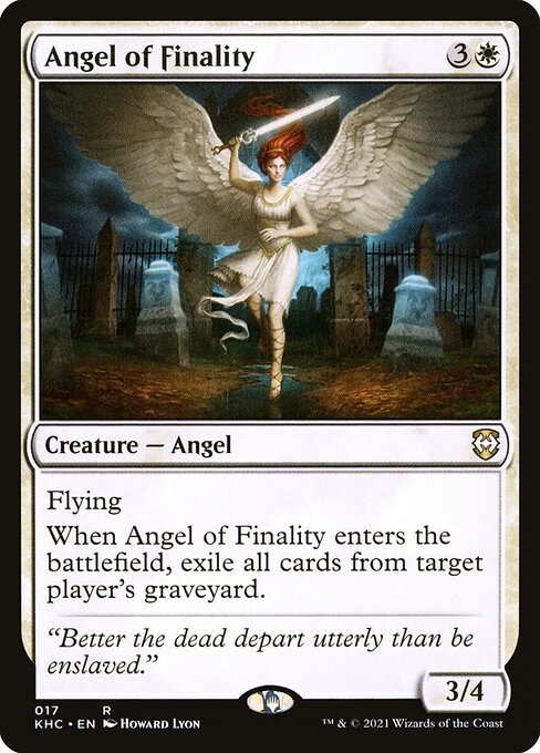 Angel of Finality KHC-17 Rare Excellent Englisch