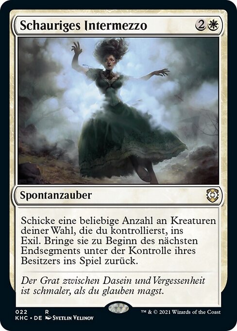 Schauriges Intermezzo KHC-22 Rare Near Mint Deutsch