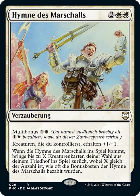 Hymne des Marschalls KHC-29 Rare Near Mint Deutsch