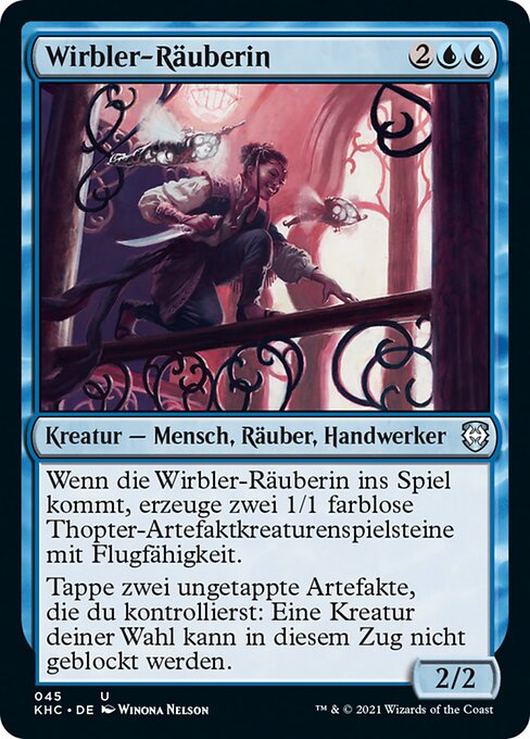 Wirbler-Räuberin KHC-45 Uncommon Near Mint Deutsch