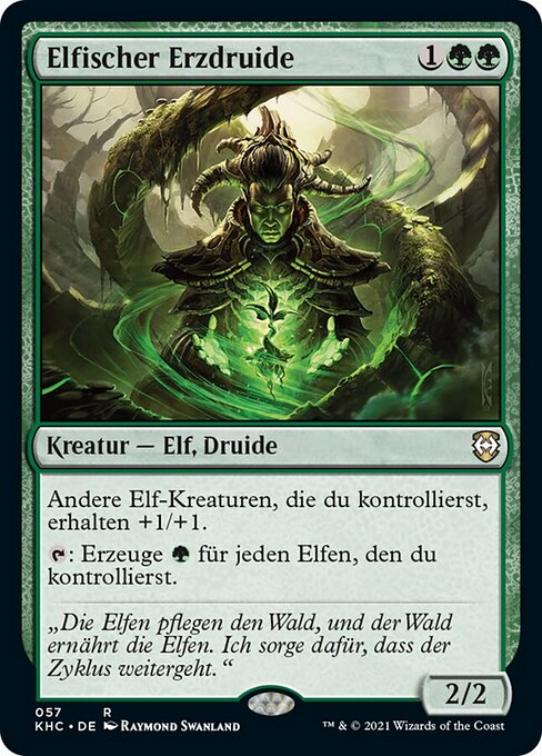 Elfischer Erzdruide KHC-57 Rare Near Mint Deutsch