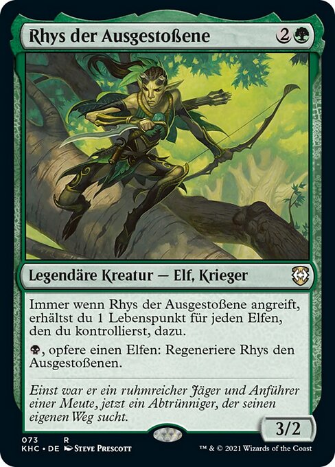 Rhys der Ausgestossene KHC-73 Rare Near Mint Deutsch