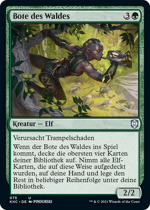 Bote des Waldes KHC-75 Uncommon Excellent Deutsch