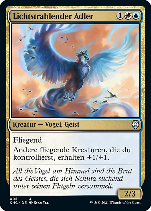 Lichtstrahlender Adler KHC-85 Uncommon Near Mint Deutsch