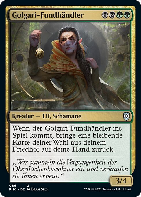 Golgari-Fundhändler KHC-86 Uncommon Near Mint Deutsch