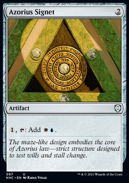 Azorius Signet KHC-97 Uncommon Excellent Englisch