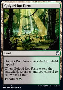 Golgari Rot Farm KHC-112 Uncommon Near Mint Englisch