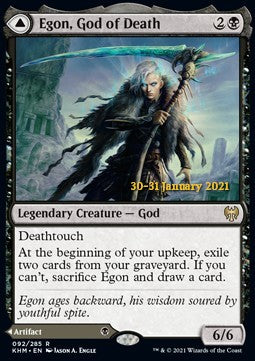 Egon, Gott des Todes // Thron des Todes PKHM-92 Rare Excellent Deutsch Foil