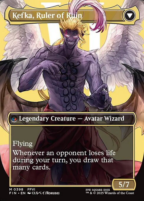 Kefka, Court Mage // Kefka, Ruler of Ruin - Back Face