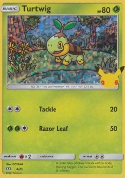 Turtwig MCD25-4 Promo Near Mint Deutsch
