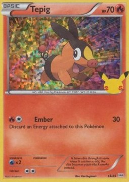 Tepig MCD25-13 Promo Excellent Englisch