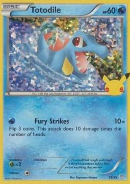 Totodile MCD25-18 Promo Good Englisch