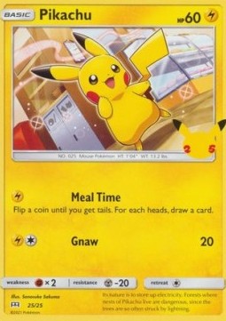 Pikachu MCD25-25 Promo Near Mint Deutsch