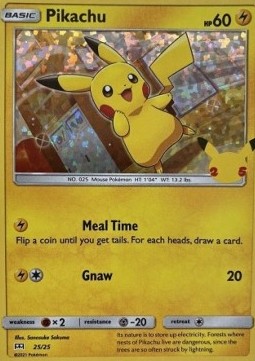 Pikachu MCD25-25 Promo Near Mint Deutsch