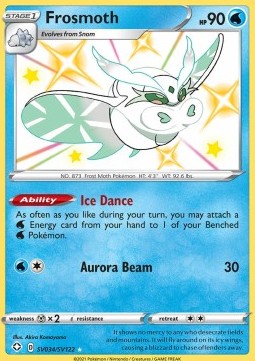 Frosmoth SHF-SV34 Secret Rare Near Mint Englisch