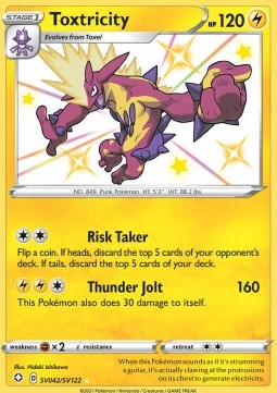 Toxtricity SHF-SV42 Secret Rare Excellent Englisch