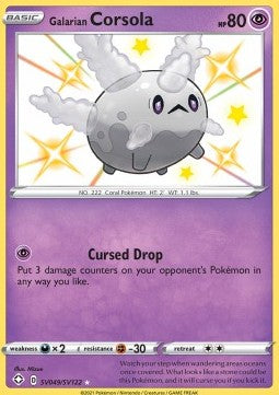Galarian Corsola SHF-SV49 Secret Rare Near Mint Englisch