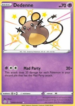 Dedenne SHF-SV51 Secret Rare Near Mint Englisch
