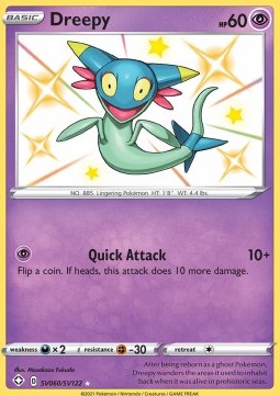 Dreepy SHF-SV60 Secret Rare Near Mint Englisch