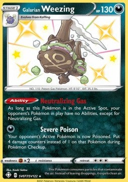 Galarian Weezing SHF-SV77 Secret Rare Good Englisch