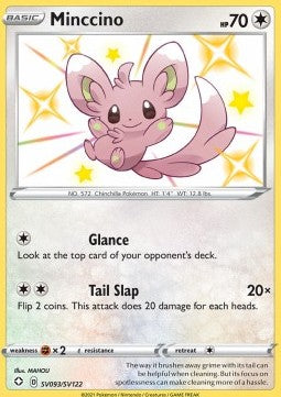 Minccino SHF-SV93 Secret Rare Excellent Englisch
