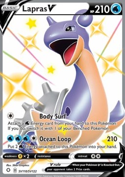 Lapras V SHF-SV110 Secret Rare Excellent Englisch