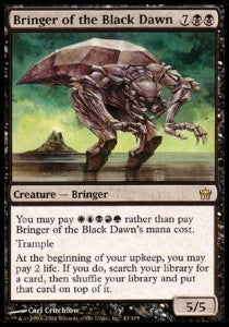 Bringer of the Black Dawn 5DN-43 Rare Light Played Englisch Foil