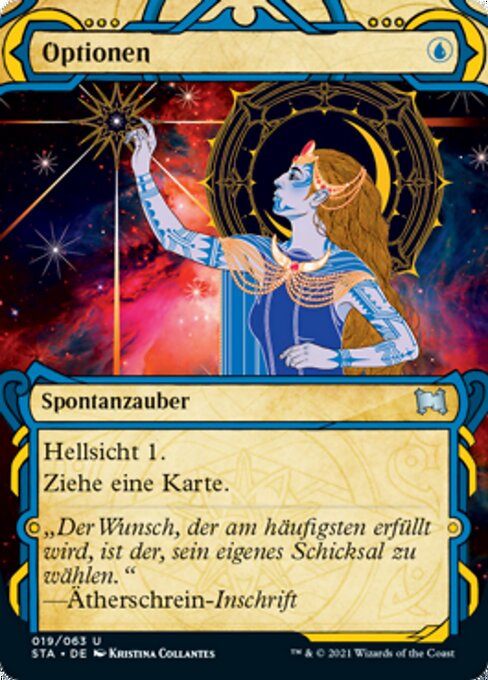 Optionen (V.1) STA-19 Uncommon Near Mint Deutsch Foil