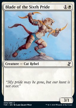 Säbel des sechsten Rudels TSR-9 Common Excellent Deutsch Foil