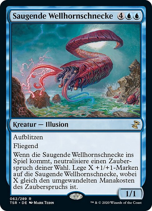 Saugende Wellhornschnecke TSR-62 Rare Excellent Deutsch Foil