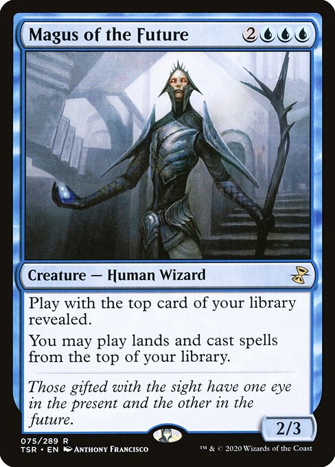 Magus der Zukunft TSR-75 Rare Excellent Englisch Foil