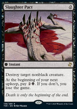 Pakt des Gemetzels TSR-138 Rare Near Mint Englisch